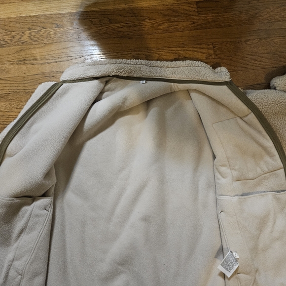 Uniqlo Windproof Outer Fleece Jacket Sherpa Large - Picture 6 of 10